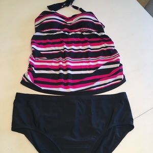 Motherhood Maternity two piece bathing suit.